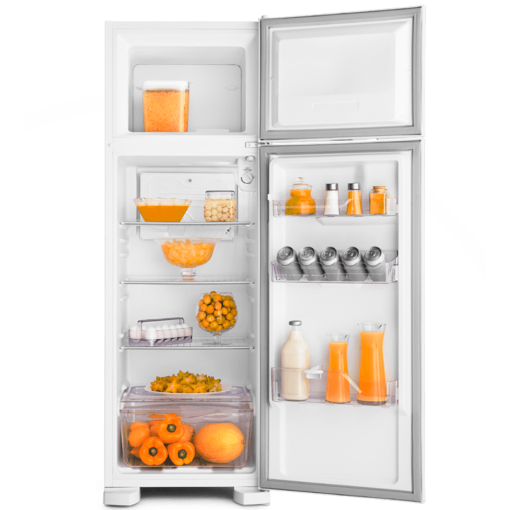 Melhores Geladeiras: Top 14 Modelos Para Comprar em 2026 65 Geladeira Electrolux Classe A 260L (DC35A) - parte interna