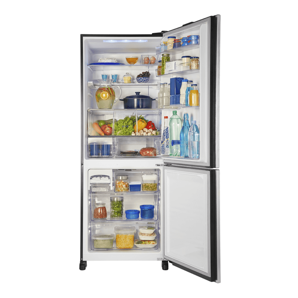 Melhores Geladeiras: Top 14 Modelos Para Comprar em 2026 71 Geladeira Panasonic NR-BB53GV3B Frost Free 425L - parte interna