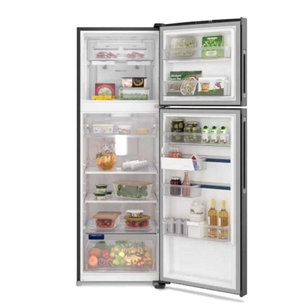 Melhores Geladeiras: Top 14 Modelos Para Comprar em 2026 81 Geladeira Electrolux Inverter Duplex 390L (IF43B) - parte interna